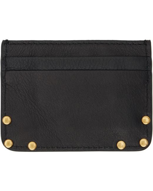 Vivienne Westwood Black Flat Orb Card Holder for men