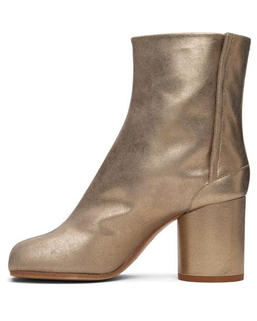 Maison Margiela Brown Tabi Ankle Boots
