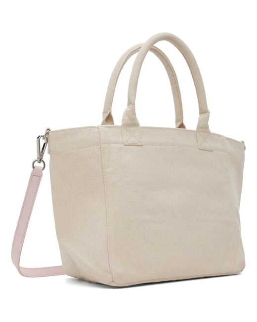Ganni Metallic Small Easy Shopper Tote