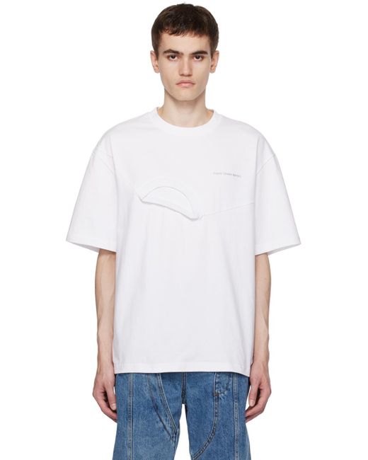 Feng Chen Wang White Laye T-shirt for men