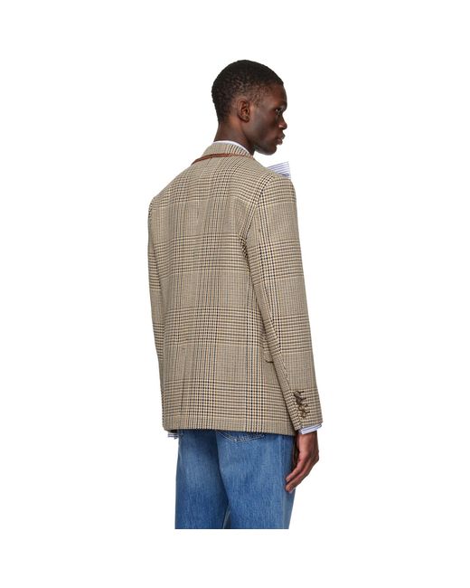 Valentino Black Double-Breasted Blazer for men