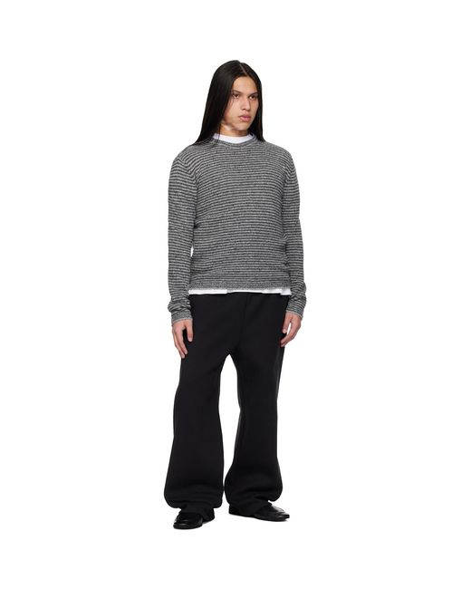 Seventh Black V2 Stacks Sweatpants for men