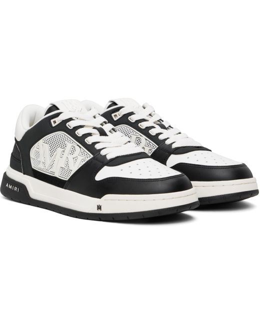 メンズ Amiri ブラック＆ホワイト Classic ローカットスニーカー Black