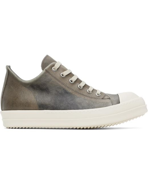Rick Owens Black Hollywood Low Sneaks Sneakers for men