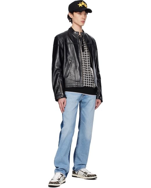 Amiri Black Ma Quad Skel Top Low Sneakers for men