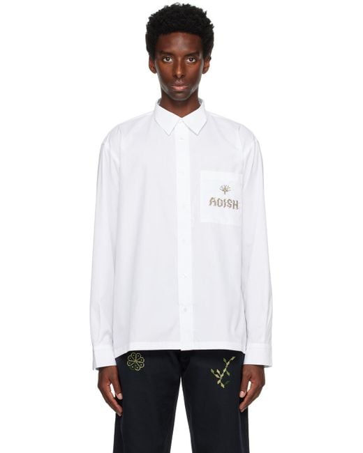 メンズ Adish ホワイト Shajarat シャツ White
