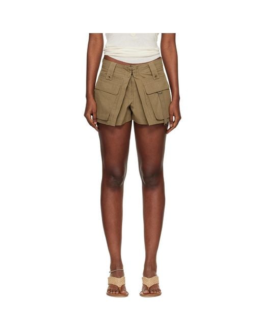 Isabel Marant Multicolor Barta Cotton Shorts
