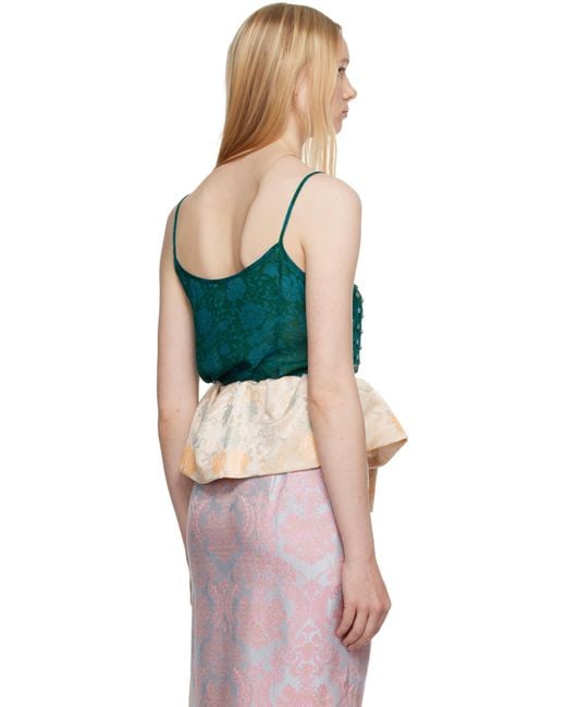Dries Van Noten Multicolor Embellished Tank Top