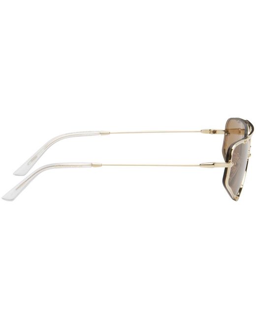 Eckhaus Latta Black Ssense Exclusive 'the Speed' Sunglasses