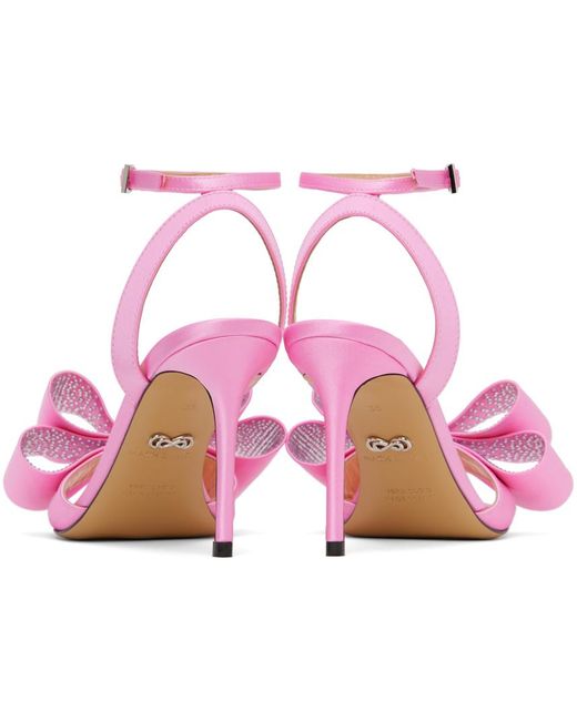 Mach & Mach Pink 'le Cadeau' 95 Heeled Sandals