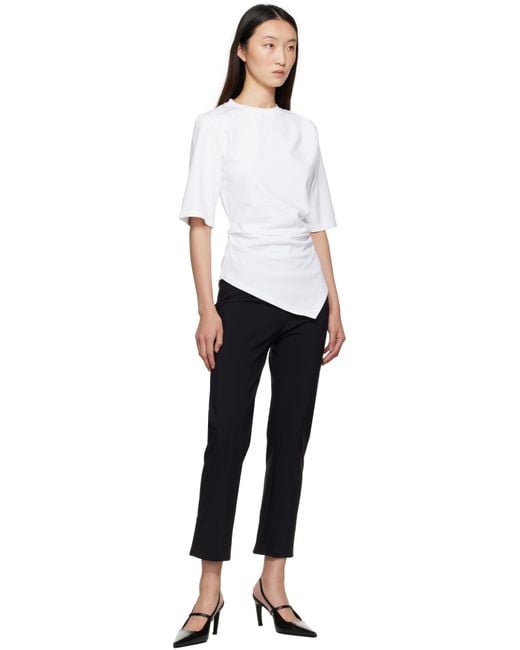 Rohe White Reinvented Twisted T-shirt