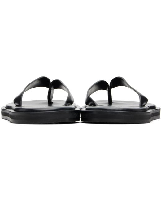 Studio Nicholson Black Curren Flip-Flops for men