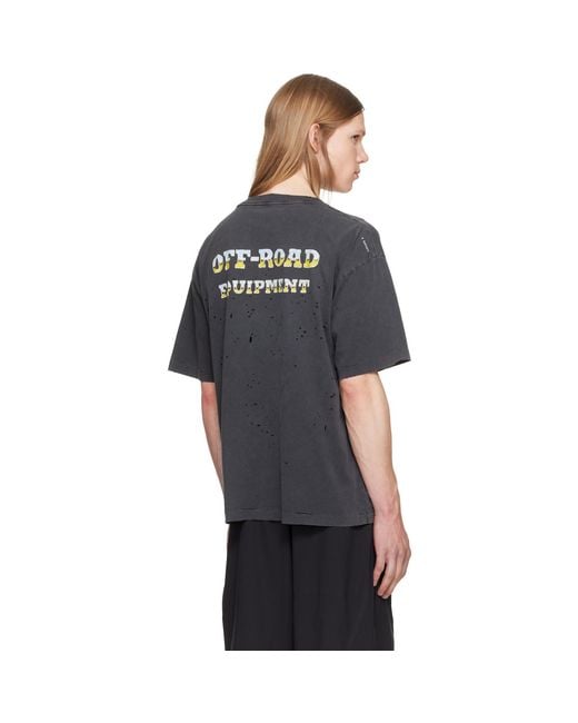 Satisfy Gray Mothtech T‑Shirt for men
