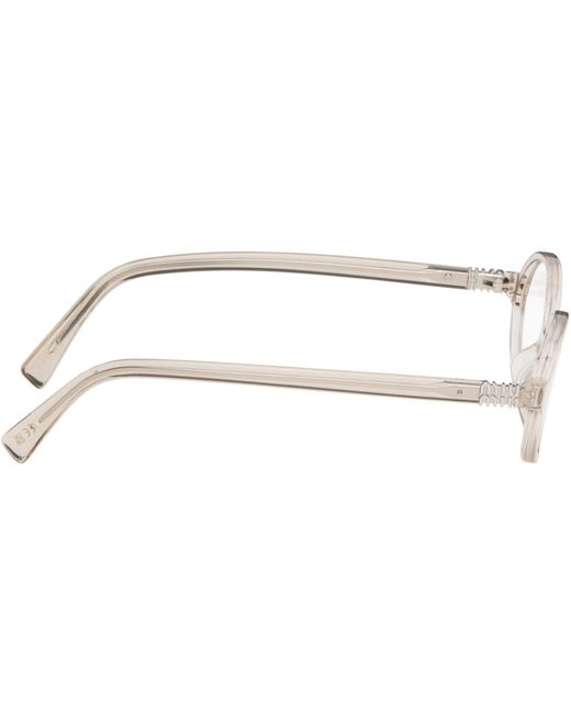 Miu Miu Black Transparent Miu Regard Glasses