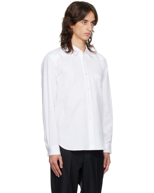 Chemise blanche comme des garcons sale