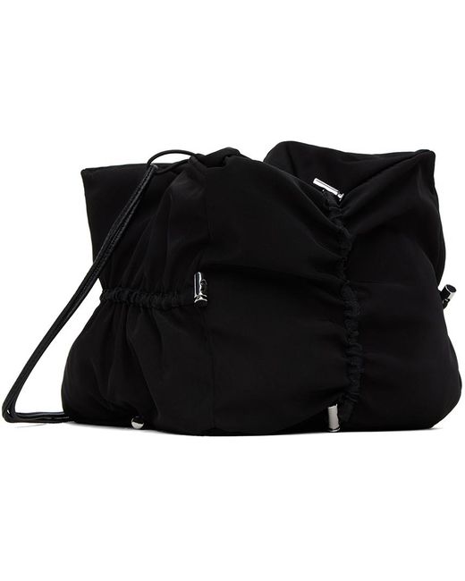 Kara Black Mini Cube Bag