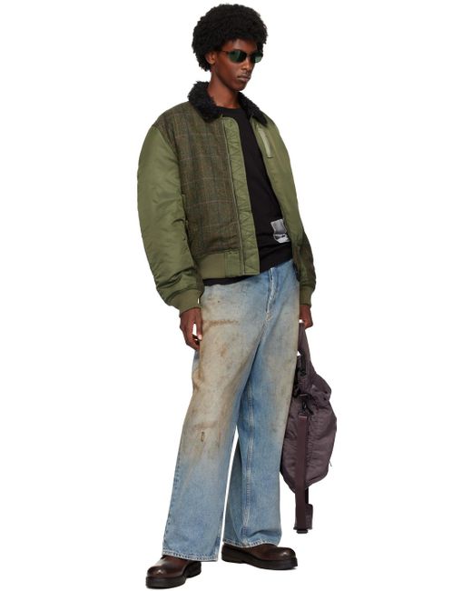 Maharishi Green B15 Wool Flight Jacket for men