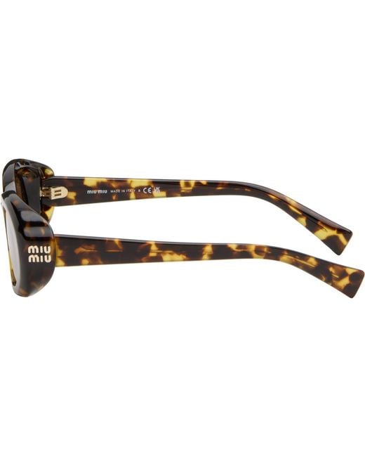 Miu Miu Brown 'Rêverie' Sunglasses