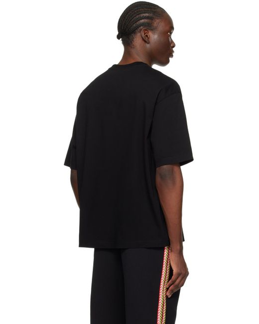 メンズ Lanvin オーバーサイズ Tシャツ Black