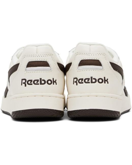 Reebok Black Off-white & Brown Bb 4000 Ii Basketball Sneakers for men