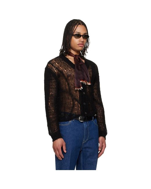 Our Legacy Black Academy Cardigan for men