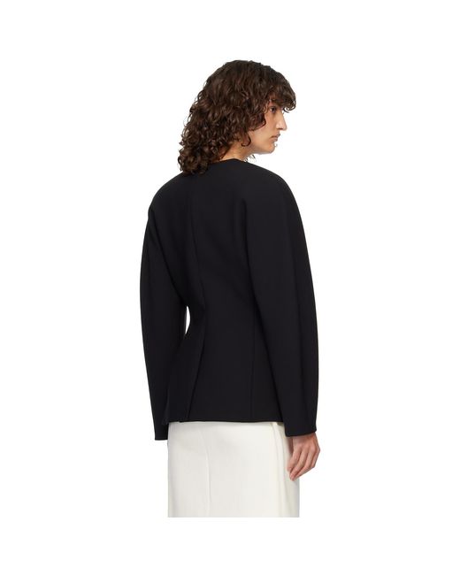 Jacquemus Black 'The Ovalo' Blazer