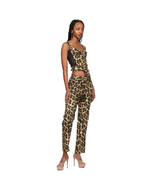 Miaou Black Brown Deville Tank Top