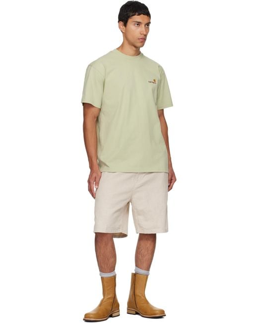 Carhartt Natural Off- Walter Single Knee Shorts for men