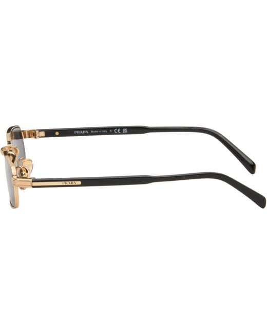 Prada Blue Rectangle Sunglasses