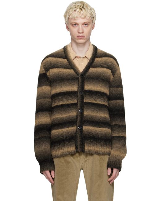 Paul Smith Black Brown Ombre Cardigan for men