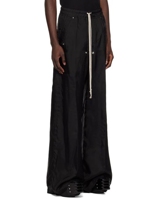 Pantalon noir à glissière bela Rick Owens pour homme en coloris Black