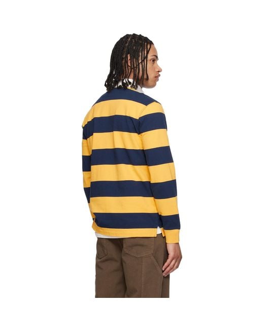 Polo Ralph Lauren Orange Classic Fit Polo Bear Rugby Polo for men