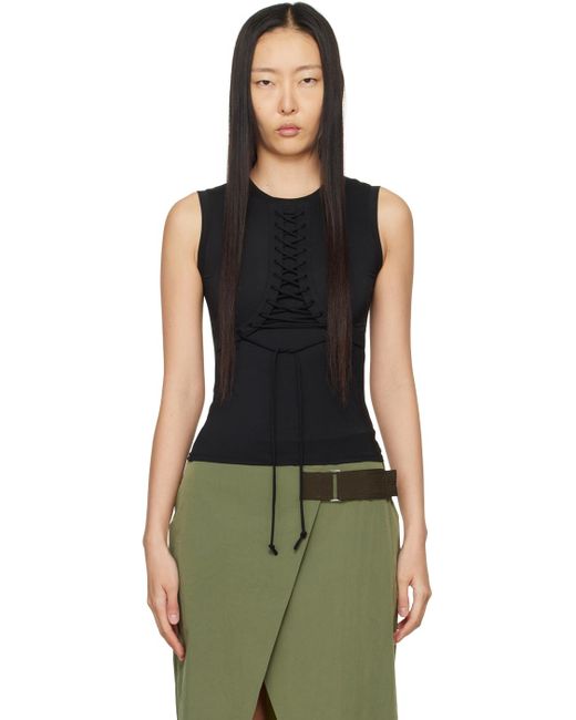 Miaou Black Zora Tank Top