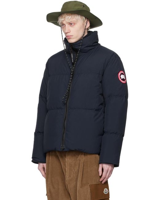 Canada Goose Blue Navy Lawrence Down Jacket for men