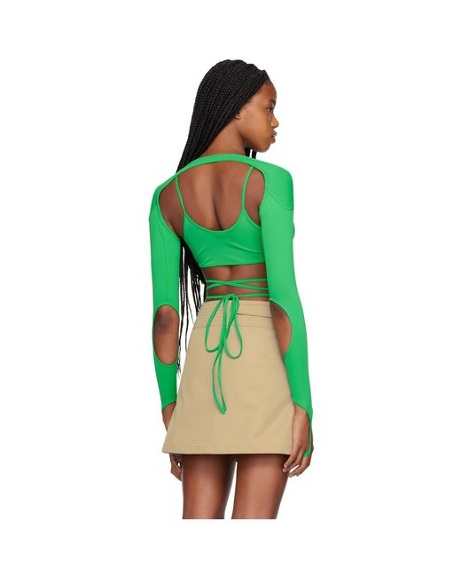 BONBOM Green Karina Long Sleeve T-Shirt