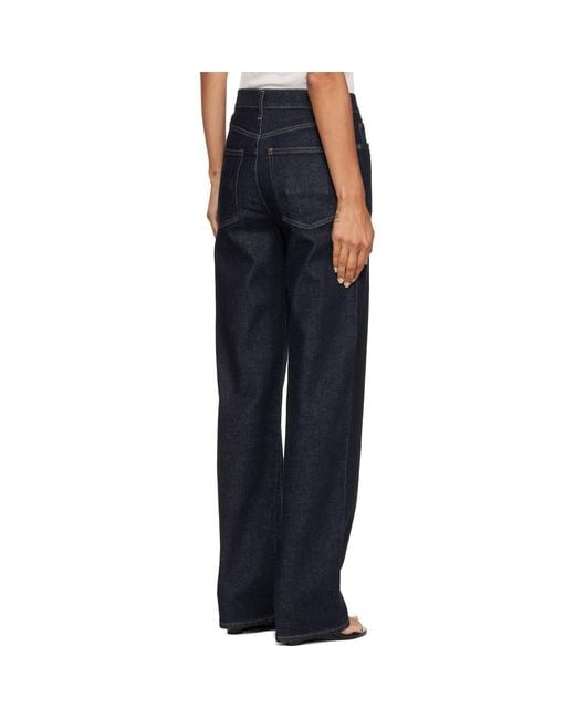 Agolde Blue Ae Harper Straight Jeans