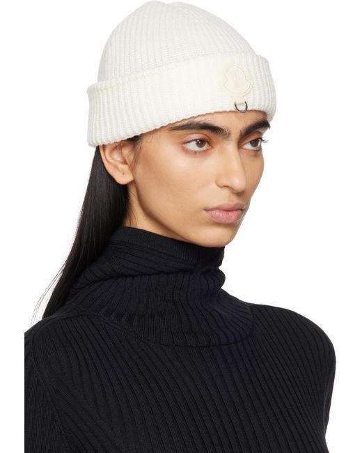 MONCLER GENIUS Willow Smith 2024/25秋冬 ピュアウールニット帽 Moncler Genius Moncler X Willow Smith ホワイト ウール