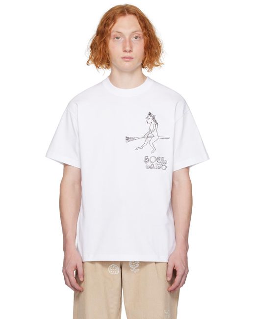 Soulland White Kai T-shirt for men