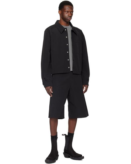 Camper Black Tech Shorts for men