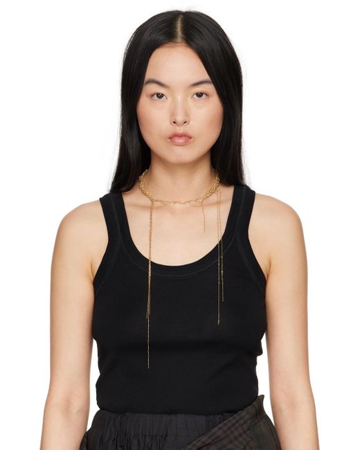 Lemaire Black Tangle Necklace