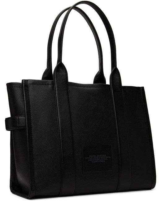 Marc Jacobs The Leather Large トートバッグ Black