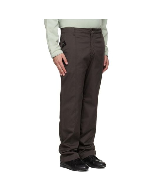 Kiko Kostadinov Black Veca Uniform Trousers for men