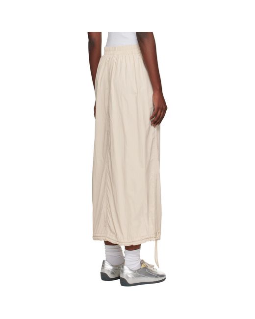 Holzweiler Natural Lt Track Maxi Skirt