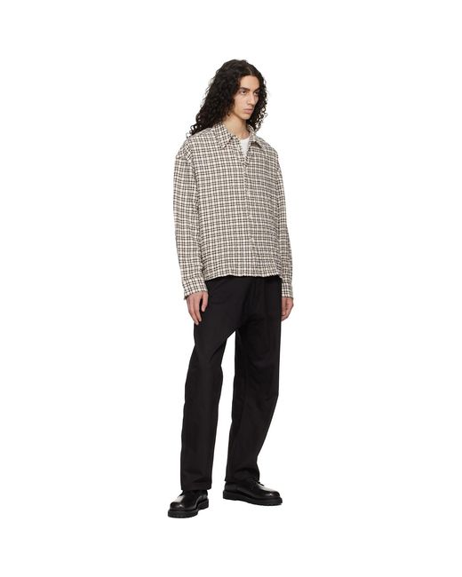 Studio Nicholson Black Nostra Shirt for men
