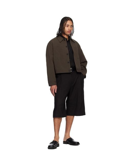 Studio Nicholson Black Piper Jacket for men