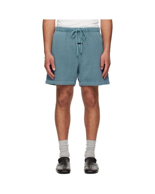 Fear Of God Blue Signature Classic Sweat Shorts for men