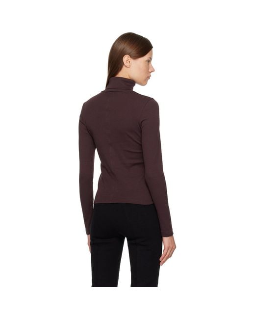 Flore Flore Purple Dinah Turtleneck