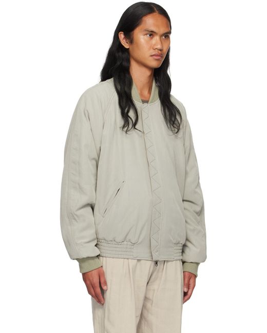Hyein Seo Natural Reversible Bomber Jacket for men