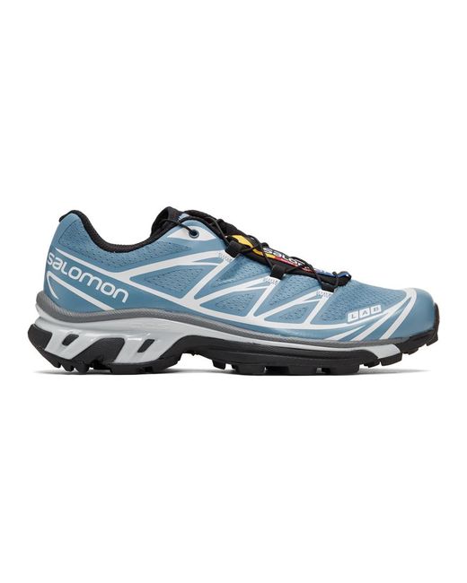 Salomon Blue S/lab Xt-6 Softground Lt Adv Mesh And Rubber Running Sneakers for men