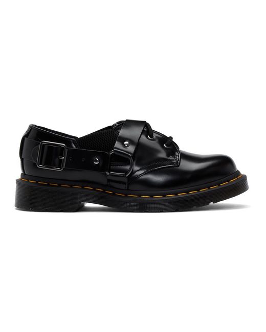 Dr. Martens Black Fulmar Buckled Derby Shoes Men for men